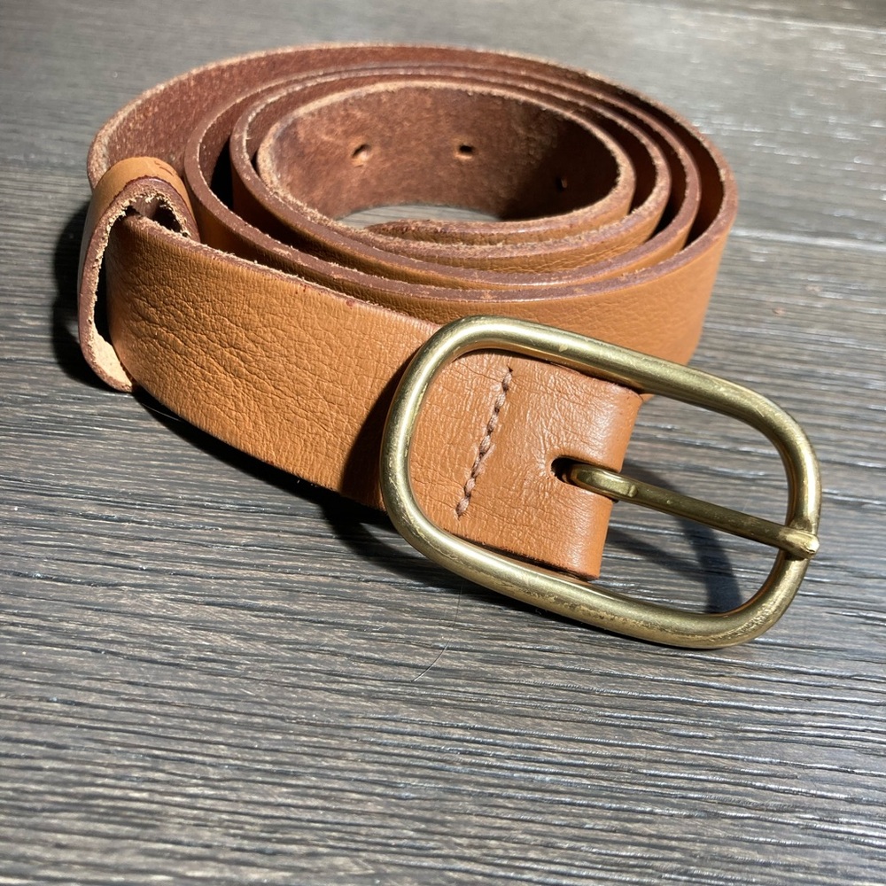 Rag & Bone Tan Leather Belt XL